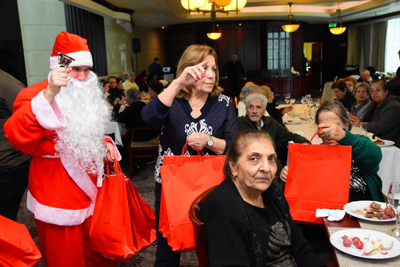 Hilton Beirut Metropolitan Palace's Christmas lunch for the elderly people